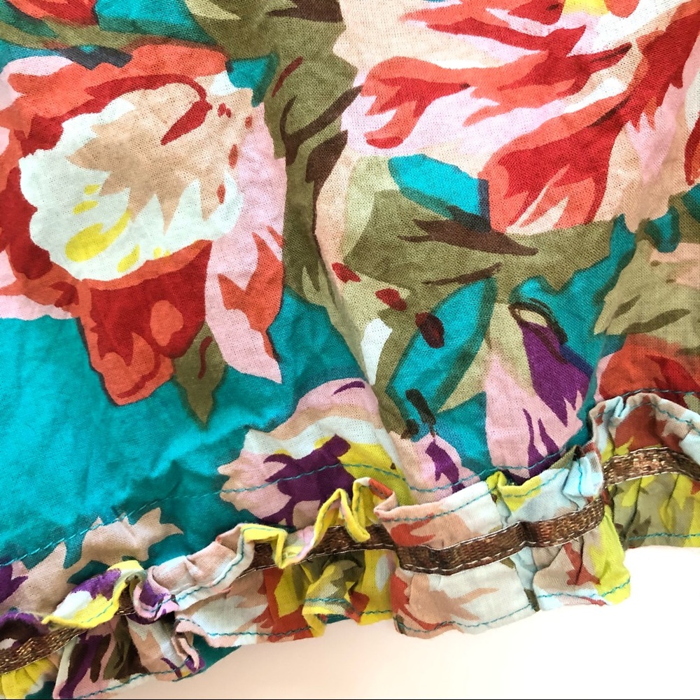 {Cupcakes & Pastries} vibrant, floral wrap dress - Picture 12 of 13
